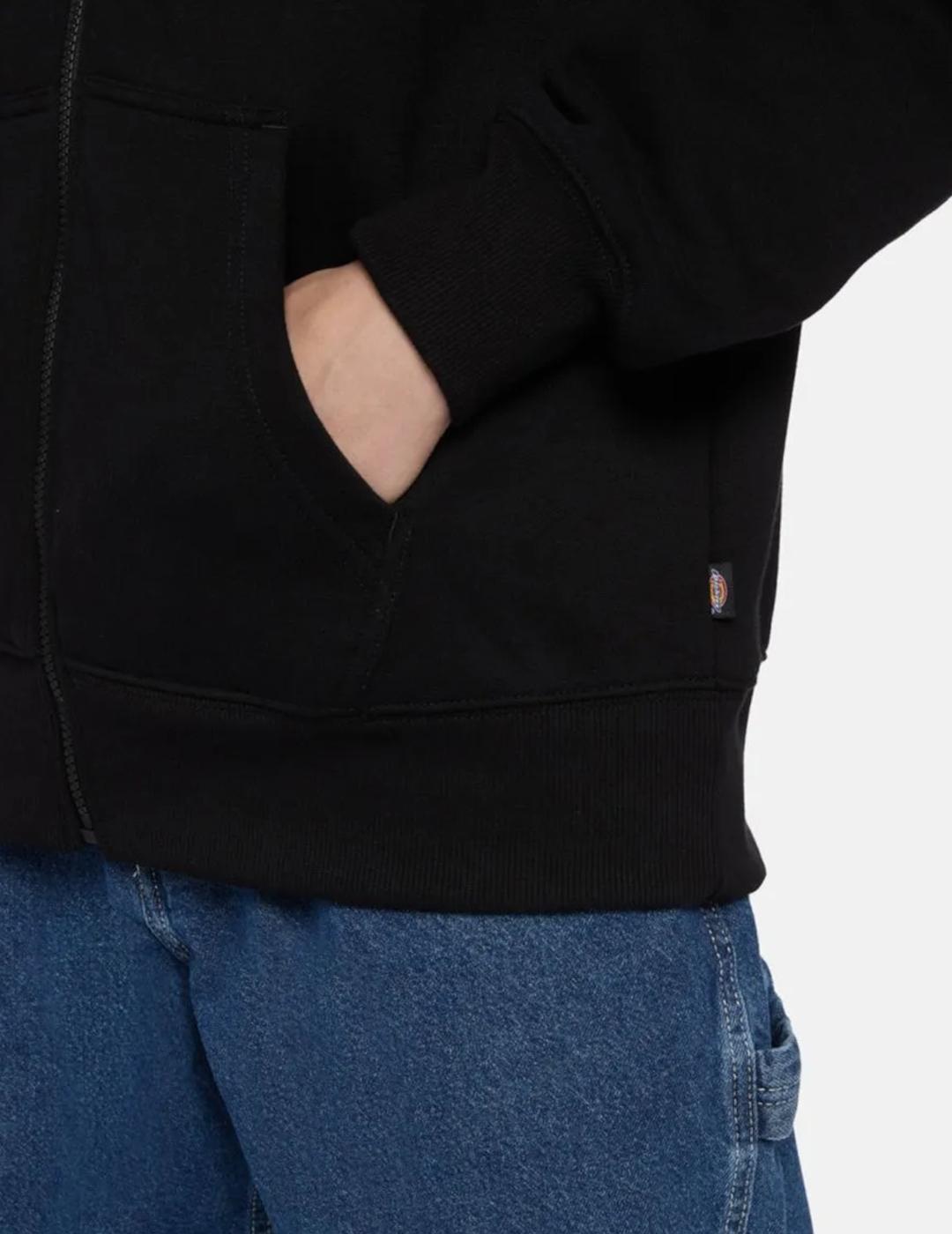 DICKIES HOODIE ZIP NEGRA SUMMERDALE