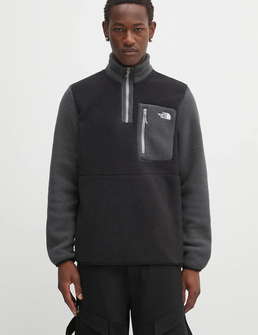 NORTH FACE POLAR ZIP YUMIORI GRIS