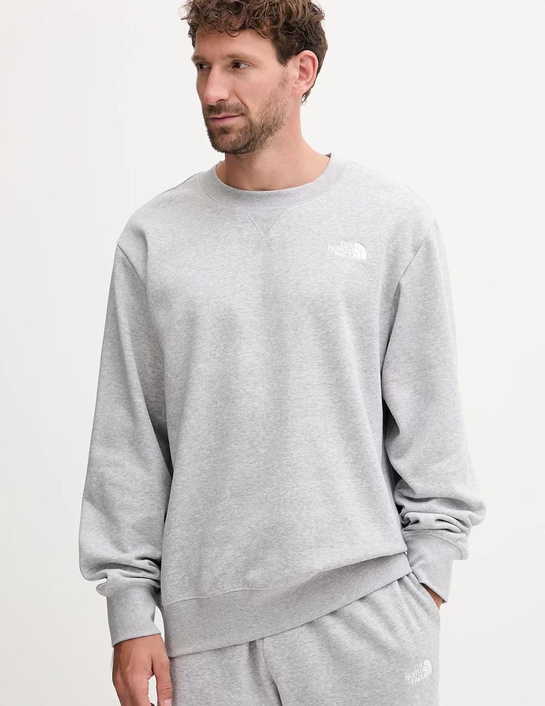 NORTH FACE SUDADERA GRIS RELAXED