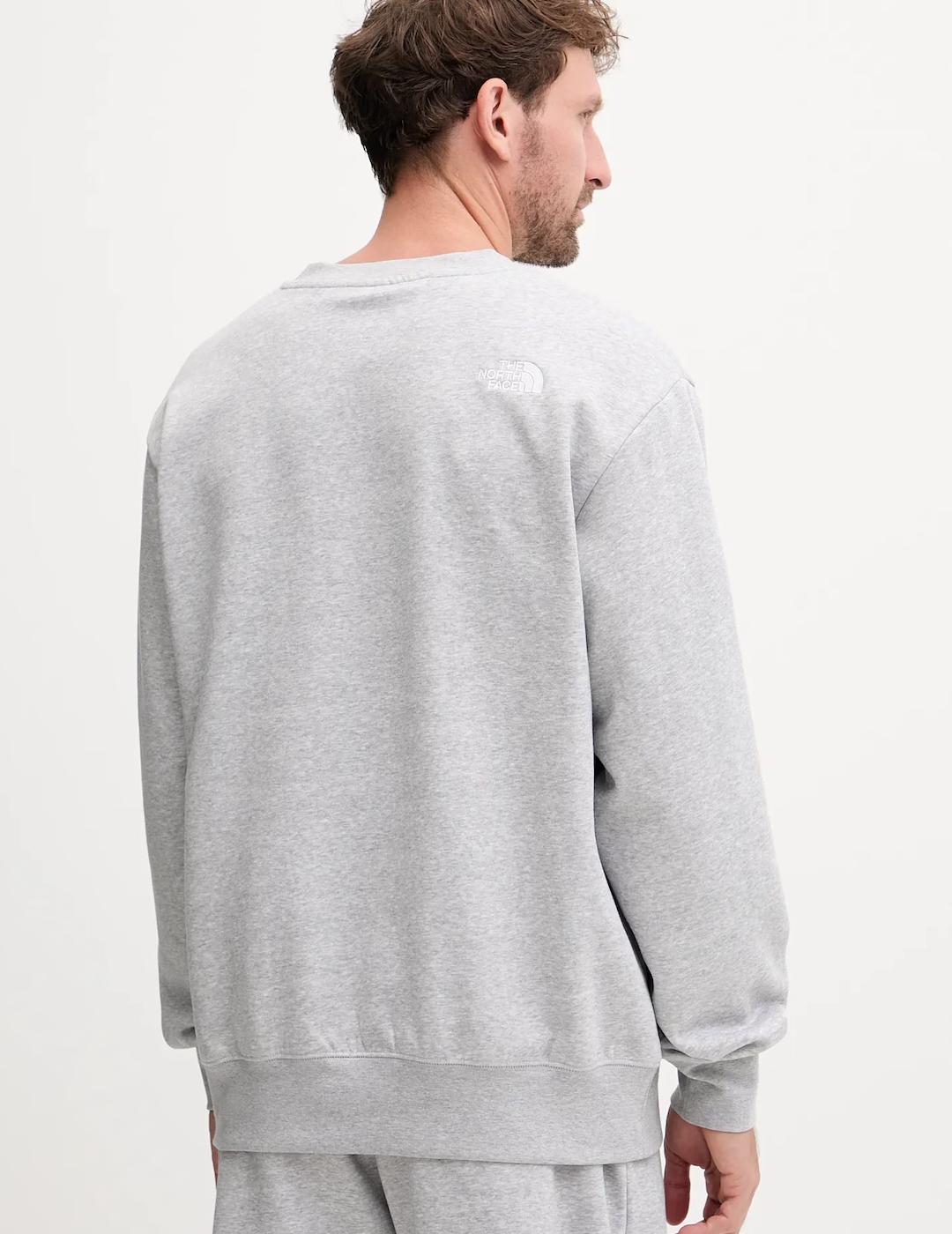 NORTH FACE SUDADERA GRIS RELAXED