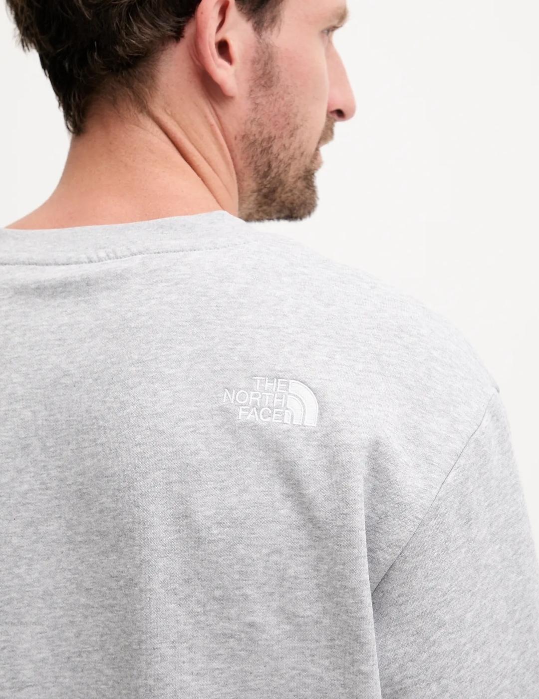 NORTH FACE SUDADERA GRIS RELAXED