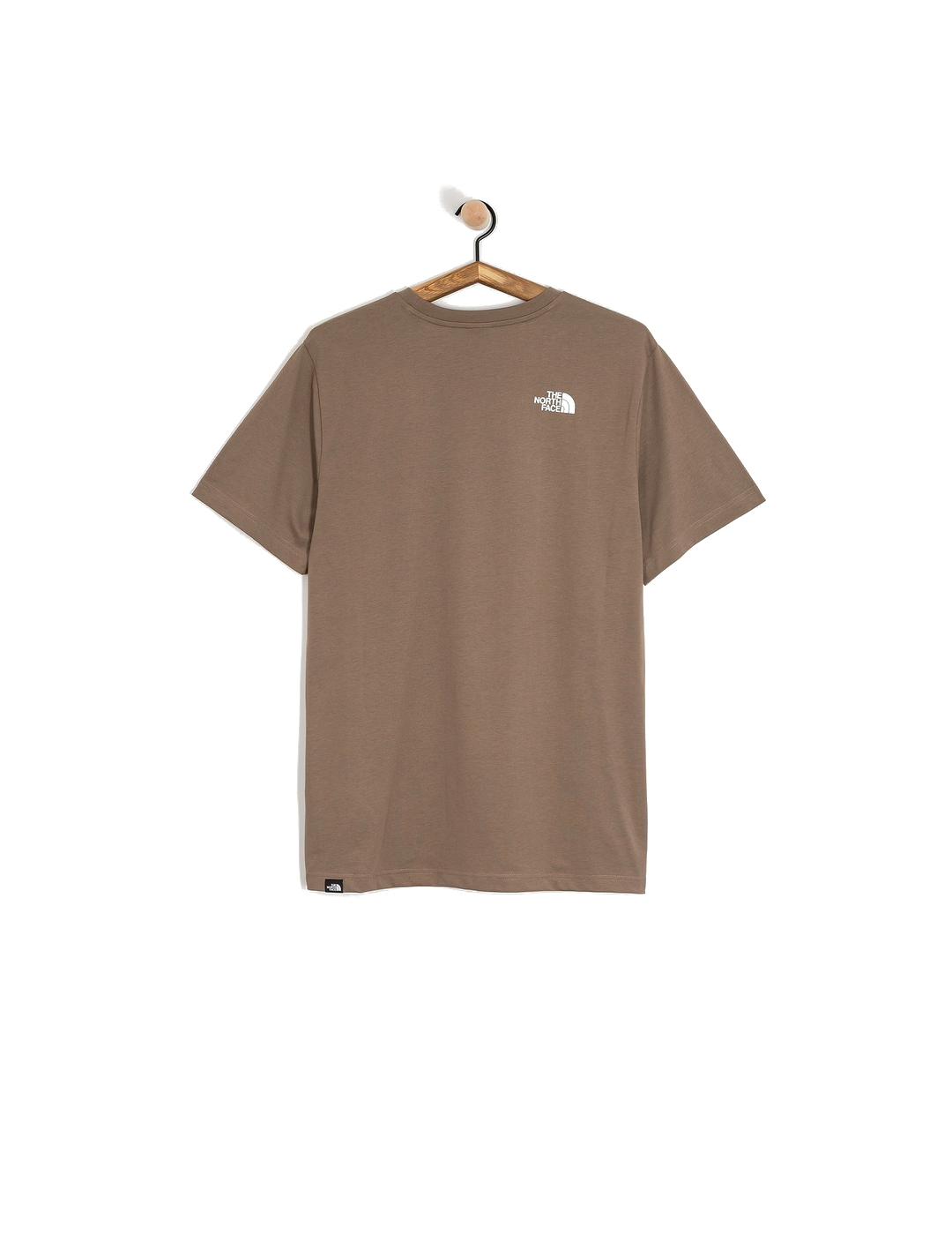 NORTH FACE CAMISETA MARRON SIMPLE DOME