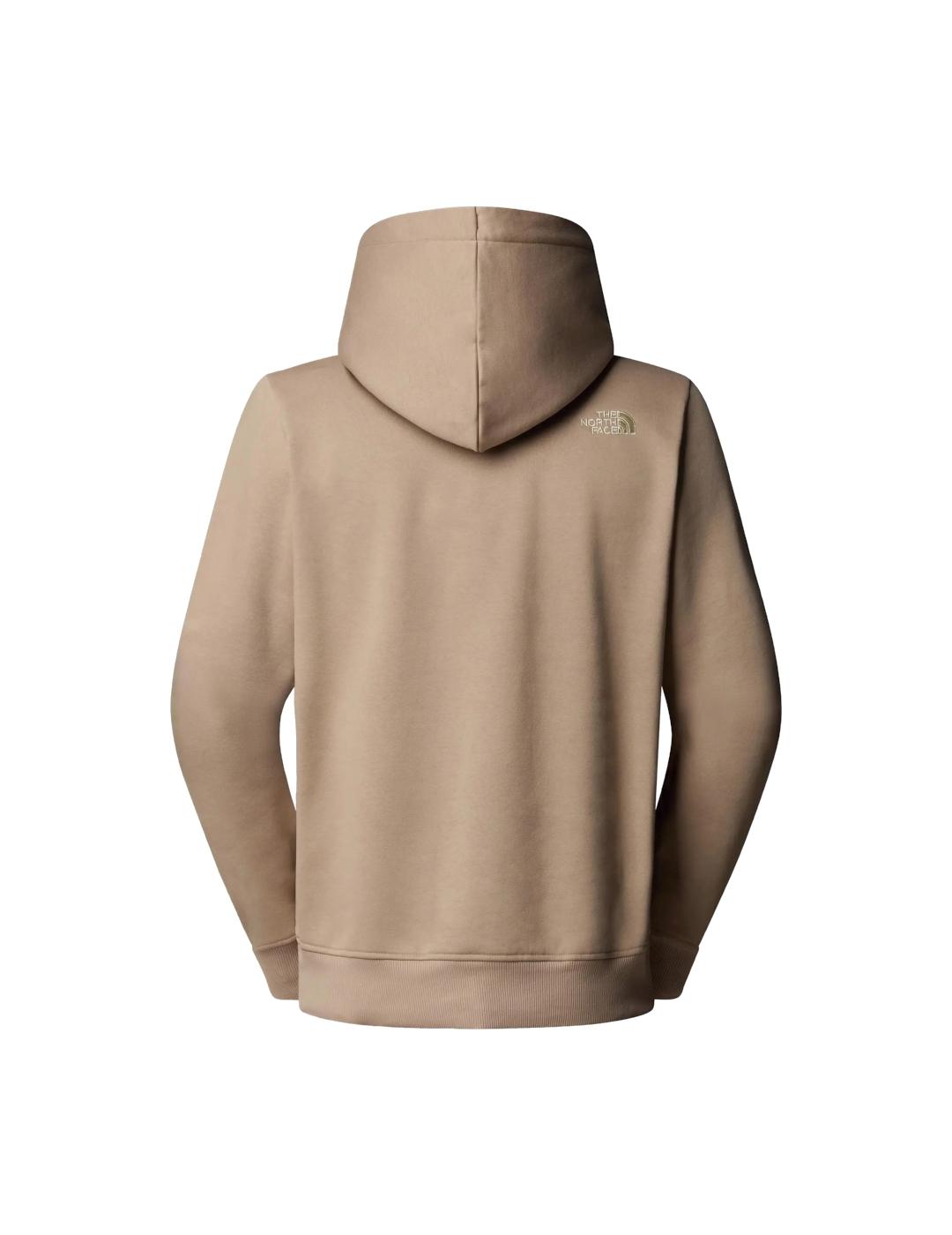 NORTH FACE HOODIE MARRON DREW PULLOVER