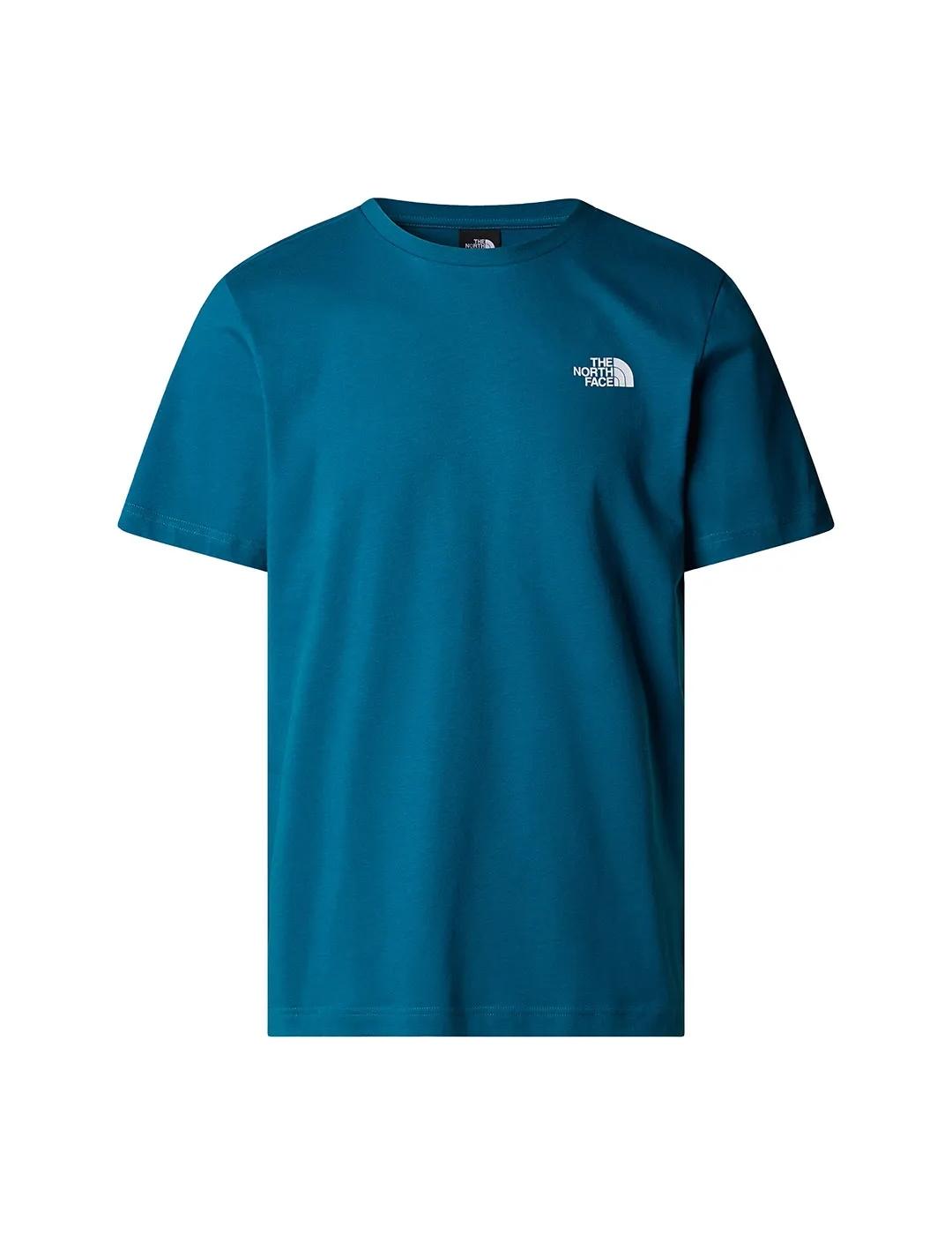 NORTH FACE CAMISETA AZUL BOX NSE