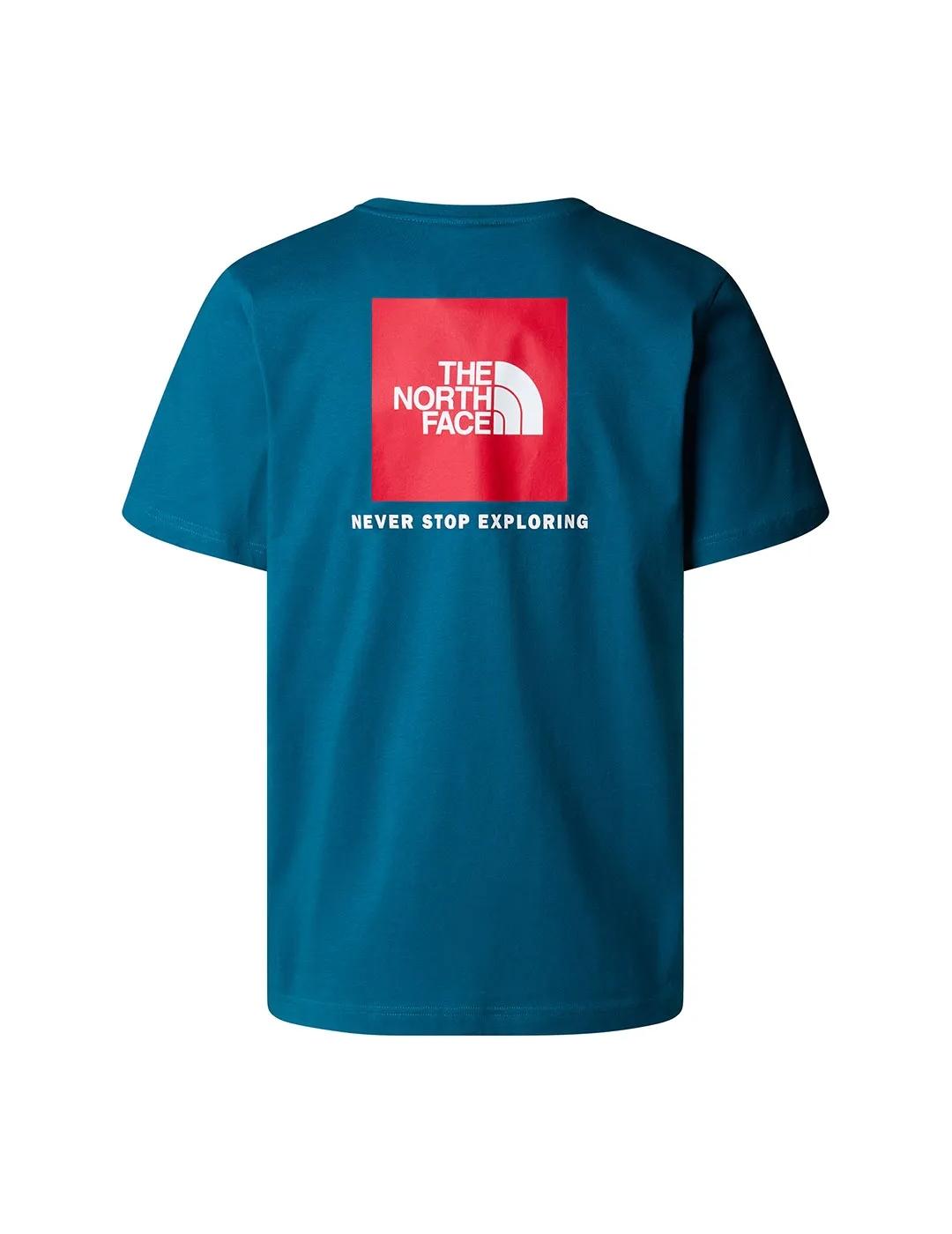NORTH FACE CAMISETA AZUL BOX NSE
