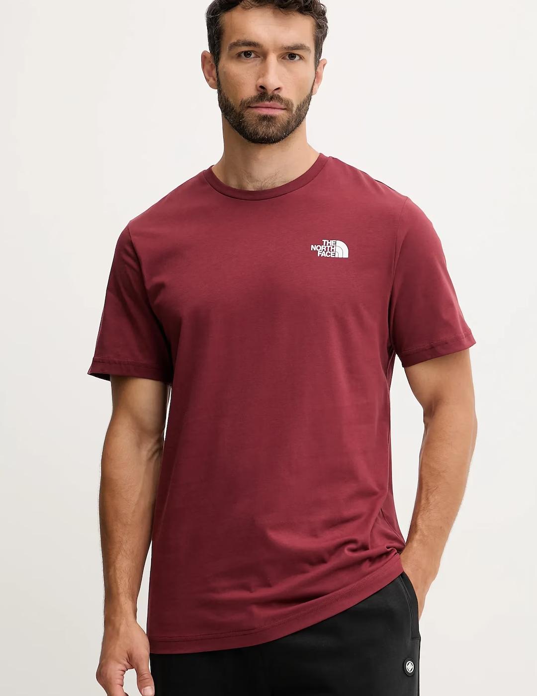 NORTH FACE CAMISETA ROJO BOX NSE