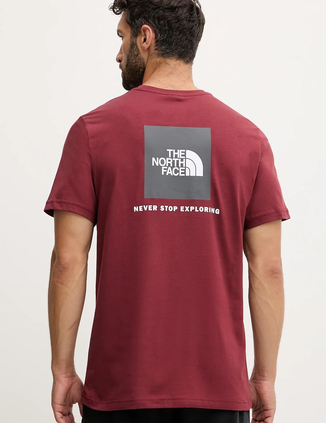 NORTH FACE CAMISETA ROJO BOX NSE