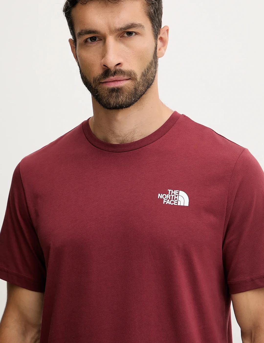 NORTH FACE CAMISETA ROJO BOX NSE
