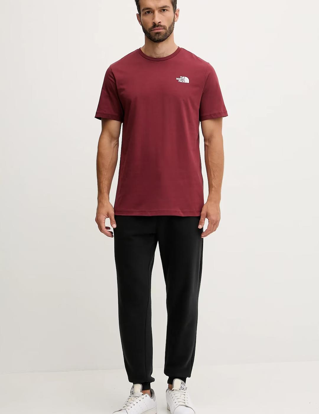 NORTH FACE CAMISETA ROJO BOX NSE