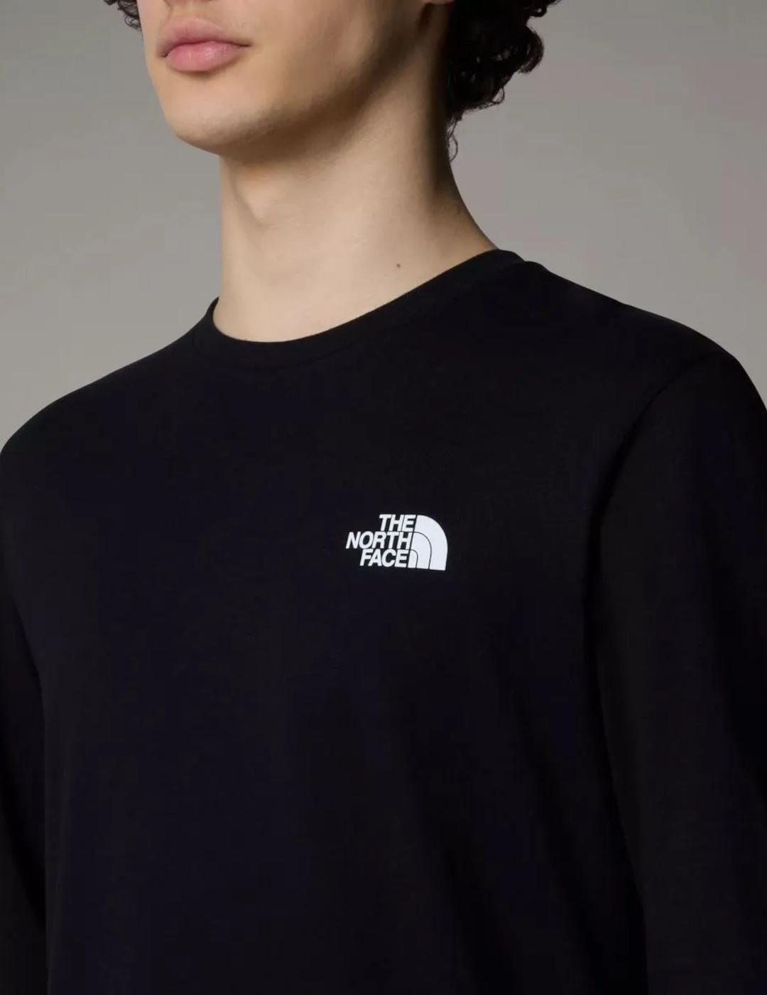 NORTH FACE CAMISETA NEGRA M/L BOX NSE