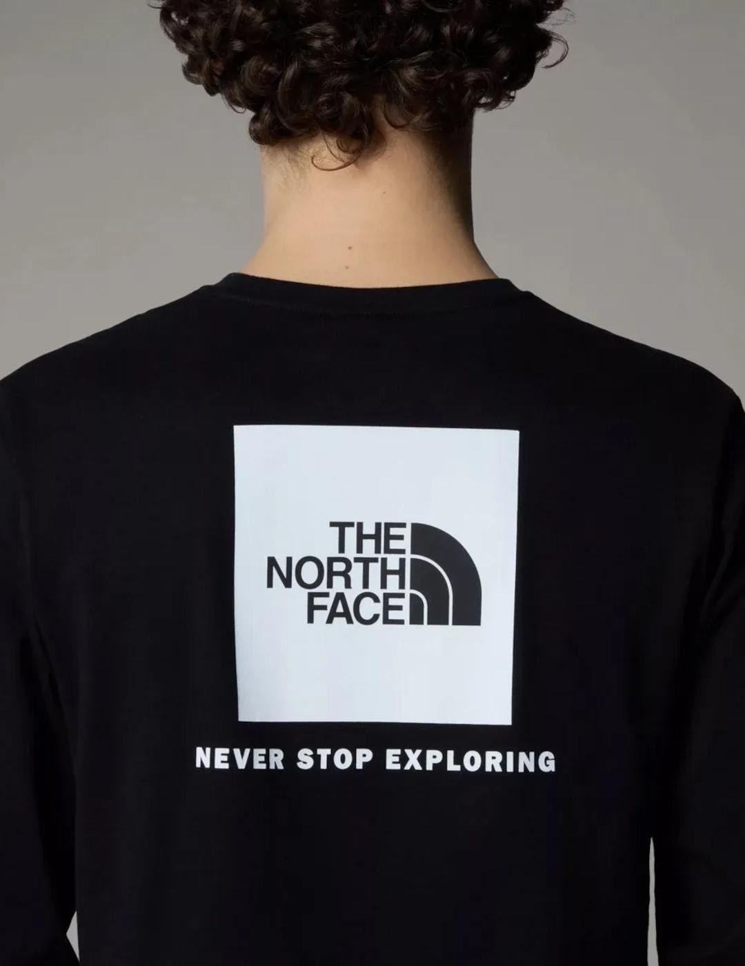 NORTH FACE CAMISETA NEGRA M/L BOX NSE