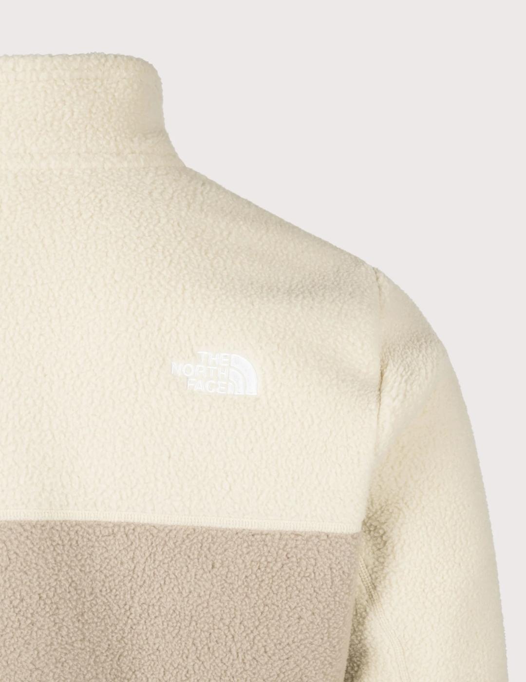 NORTH FACE POLAR YUMIORI 1/4 ZIP BEIGE