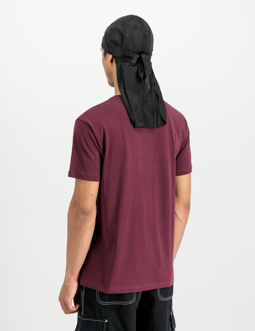 ALPHA CAMISETA BURDEOS BASIC T SHIRT