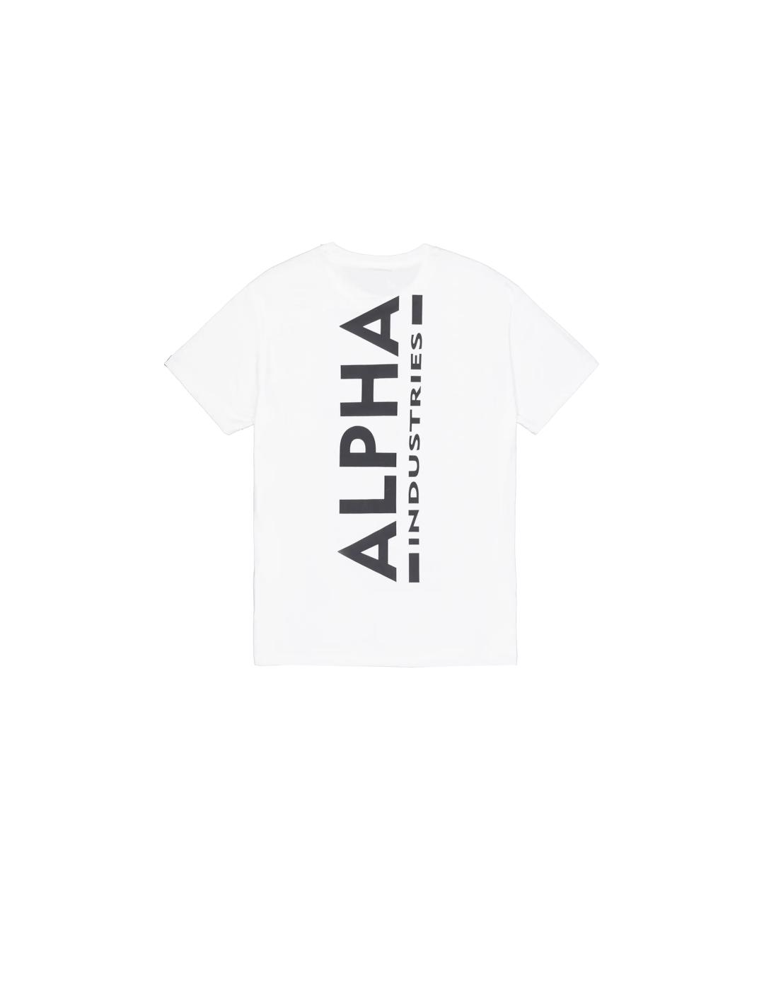 ALPHA CAMISETA BLANCA BACKPRINT