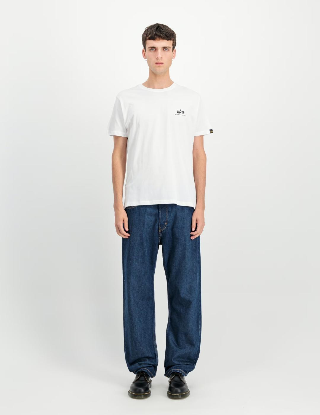 ALPHA CAMISETA BLANCA BACKPRINT