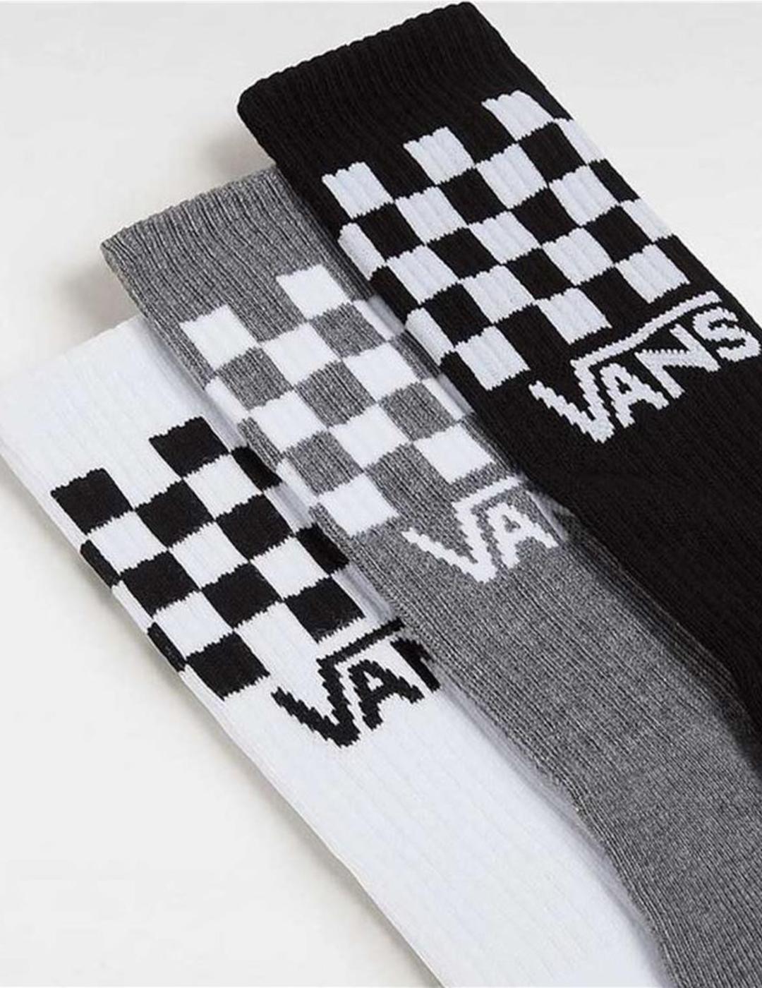 VANS CALCETINES PACK 3 CHECKER