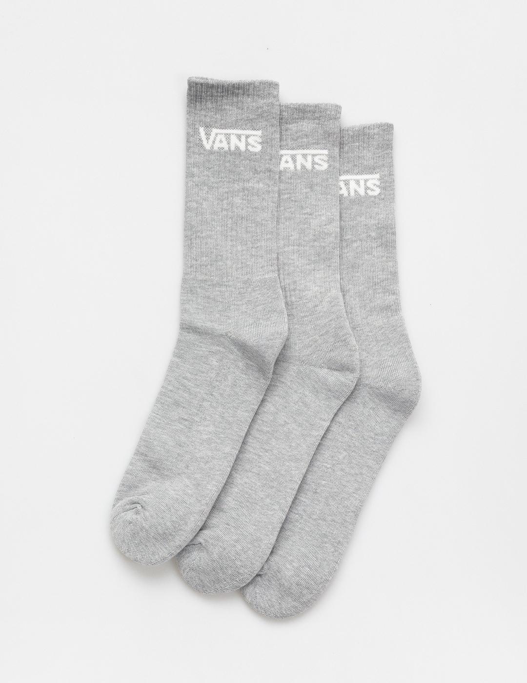 VANS PACK CALCETINES LARGOS GRIS