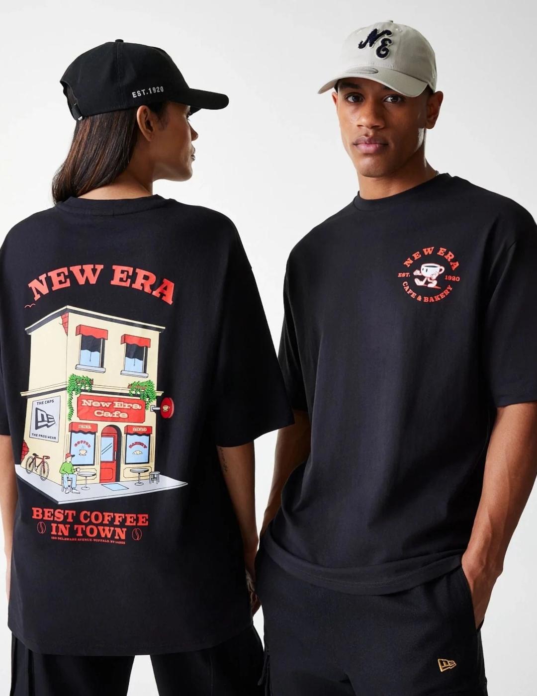 NEW ERA CAMISETA NEGRA BAR GRAPHIC