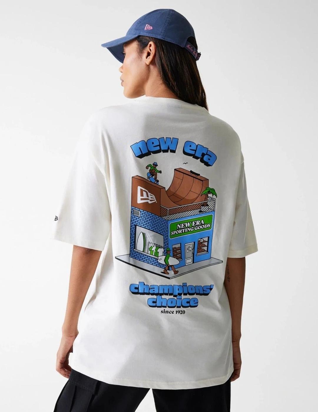 NEW ERA CAMISETA BLANCA SKATE GRAPHIC