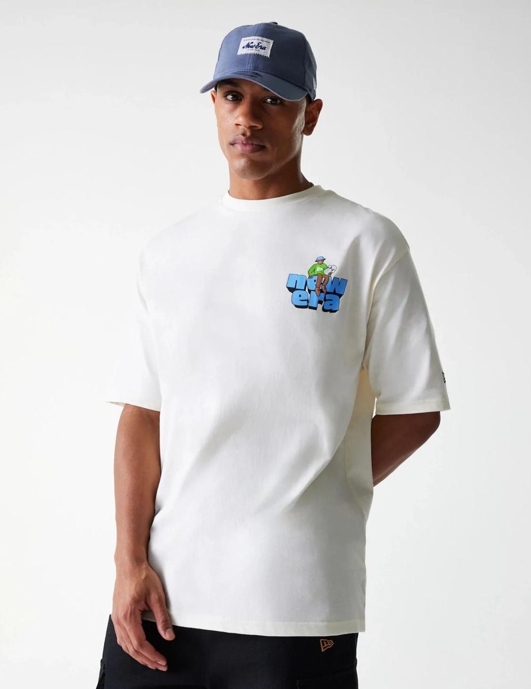 NEW ERA CAMISETA BLANCA SKATE GRAPHIC