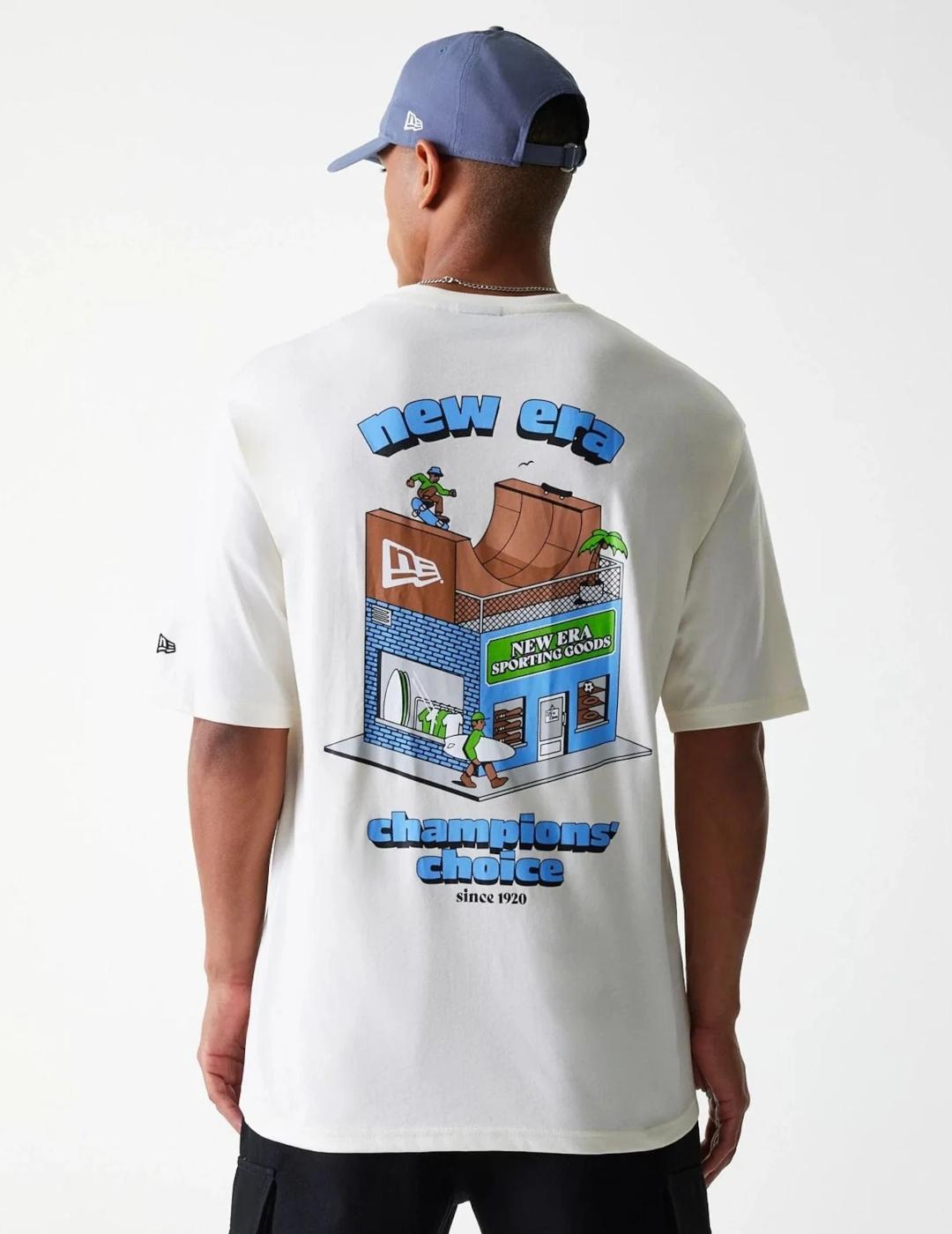 NEW ERA CAMISETA BLANCA SKATE GRAPHIC