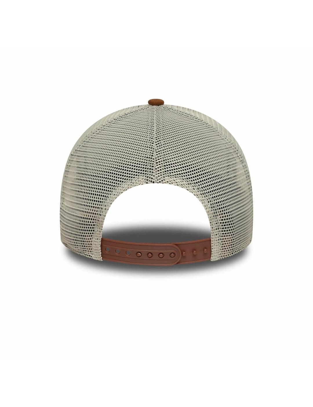 NEW ERA GORRA BEIGE OVAL SUEDE TRUCKER