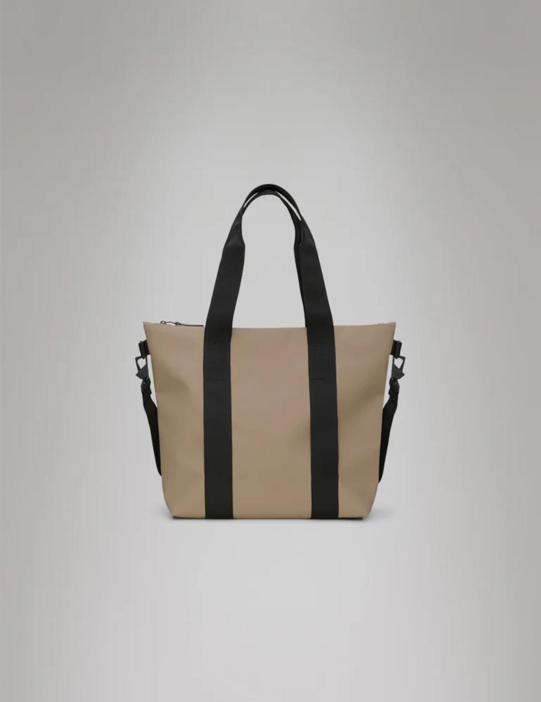 RAINS TOTE BAG MINI BEIGE