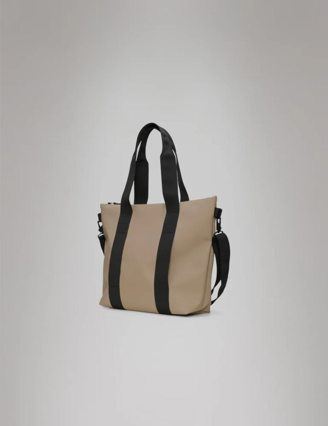 RAINS TOTE BAG MINI BEIGE