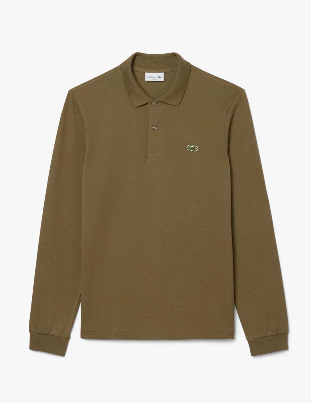 LACOSTE POLO M/L KAKI CLASSIC FIT