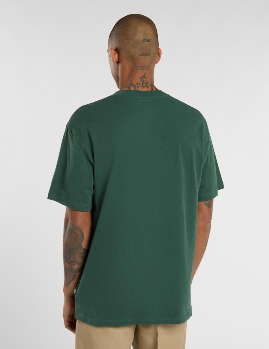 DICKIES CAMISETA LURAY POCKET VERDE PINO