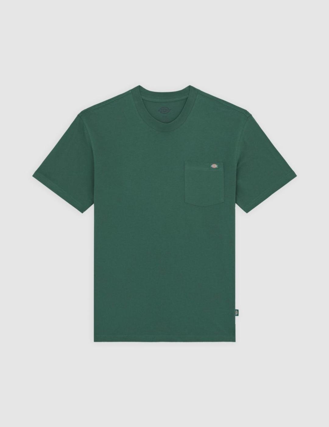 DICKIES CAMISETA LURAY POCKET VERDE PINO