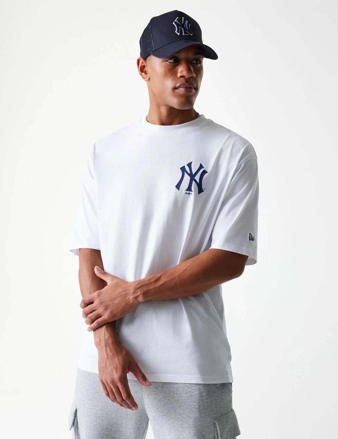 NEW ERA CAMISETA NY OVERSIZE BLANCA FOOD GRAPHIC
