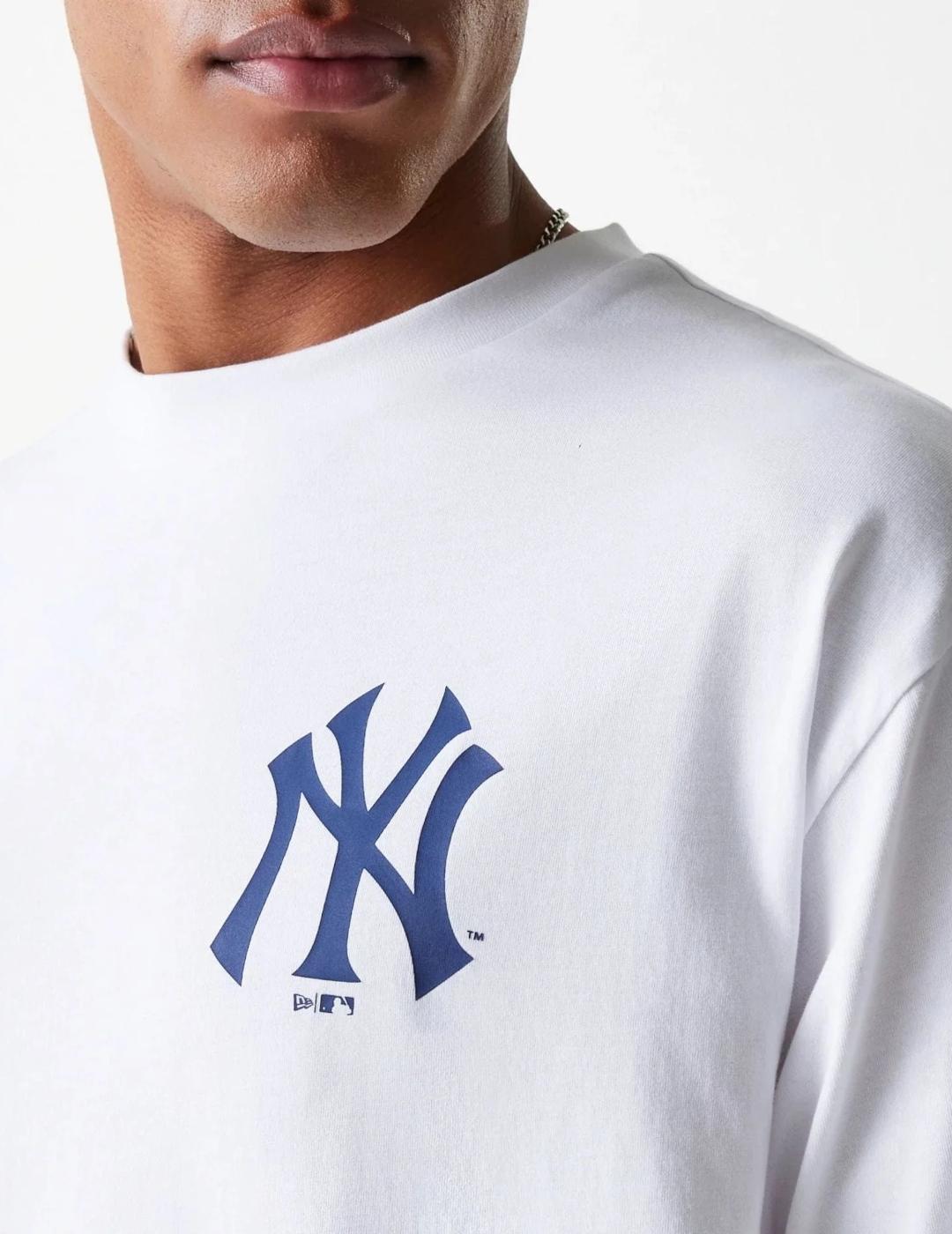NEW ERA CAMISETA NY OVERSIZE BLANCA FOOD GRAPHIC