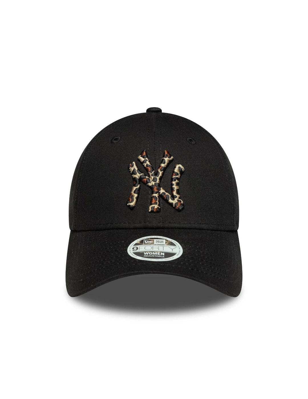 NEW ERA GORRA NEGRA LEOPARDO