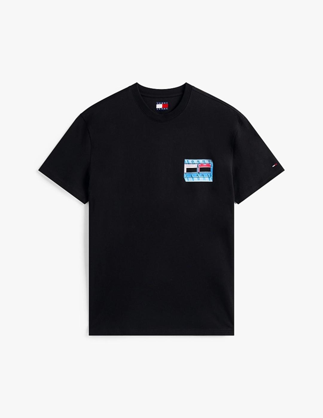 TOMMY CAMISETA NEGRA DNA FLAG