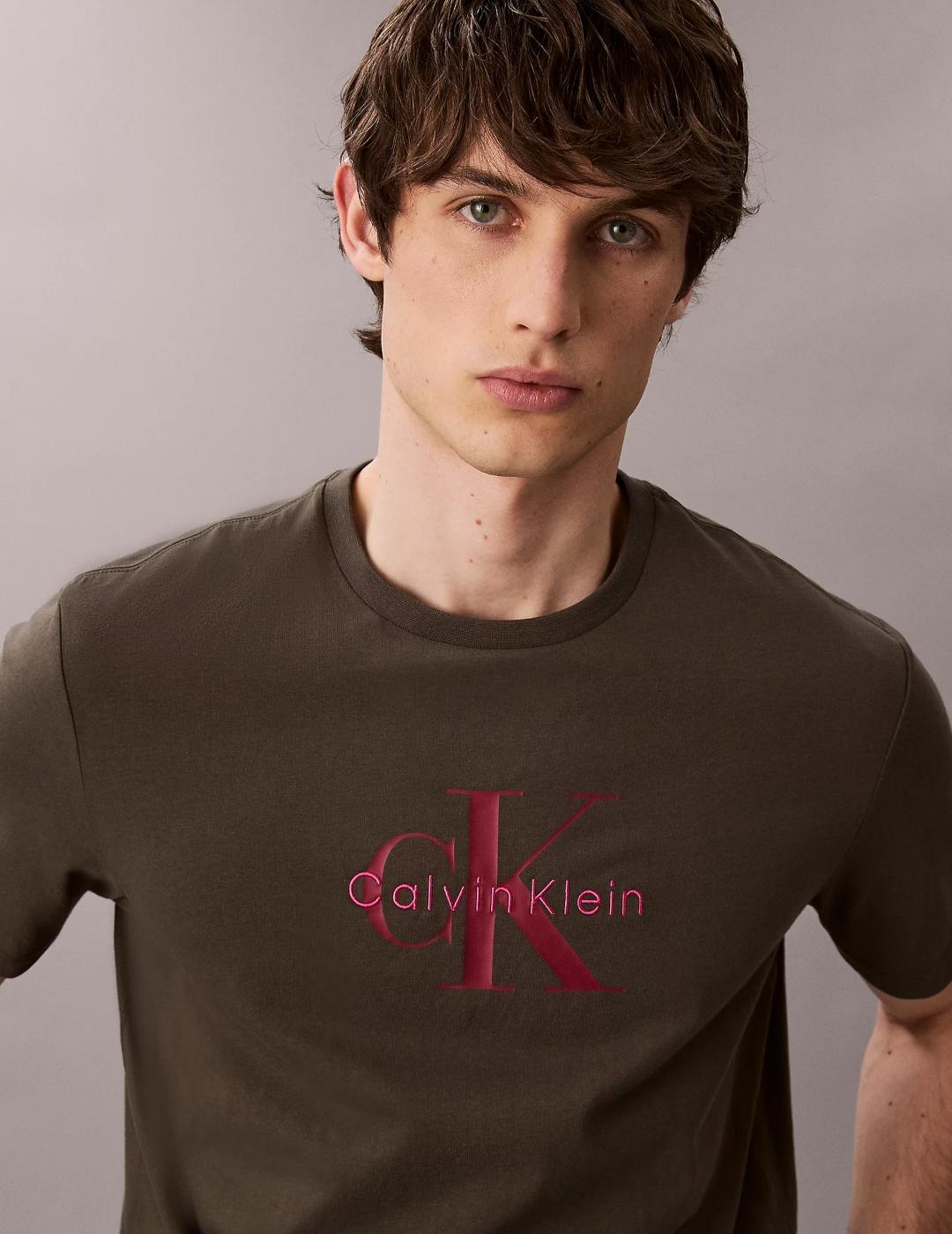 CALVIN KLEIN CAMISETA GRIS HERO MONOLOGO