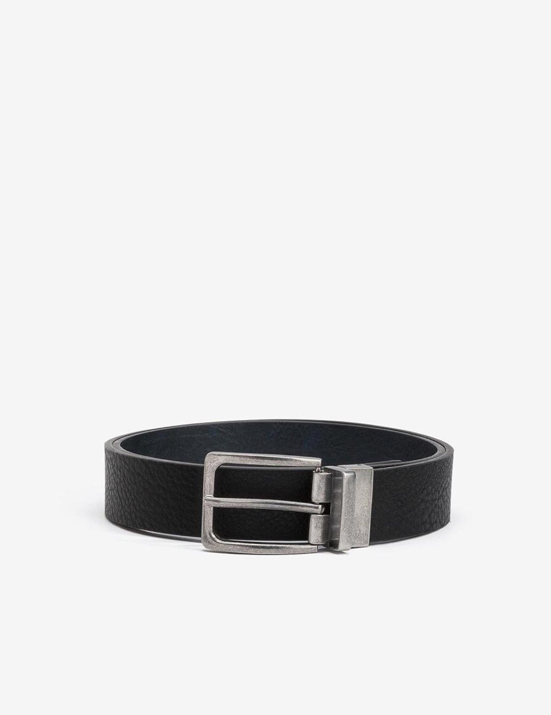 TIFFOSI CINTURÓN LEO NEGRO REVERSIBLE