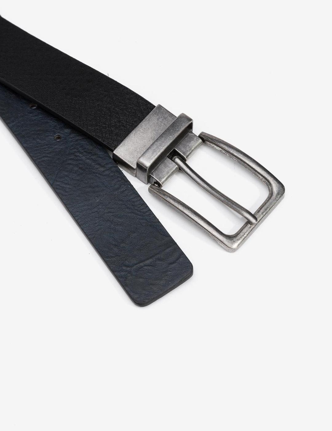 TIFFOSI CINTURÓN LEO NEGRO REVERSIBLE