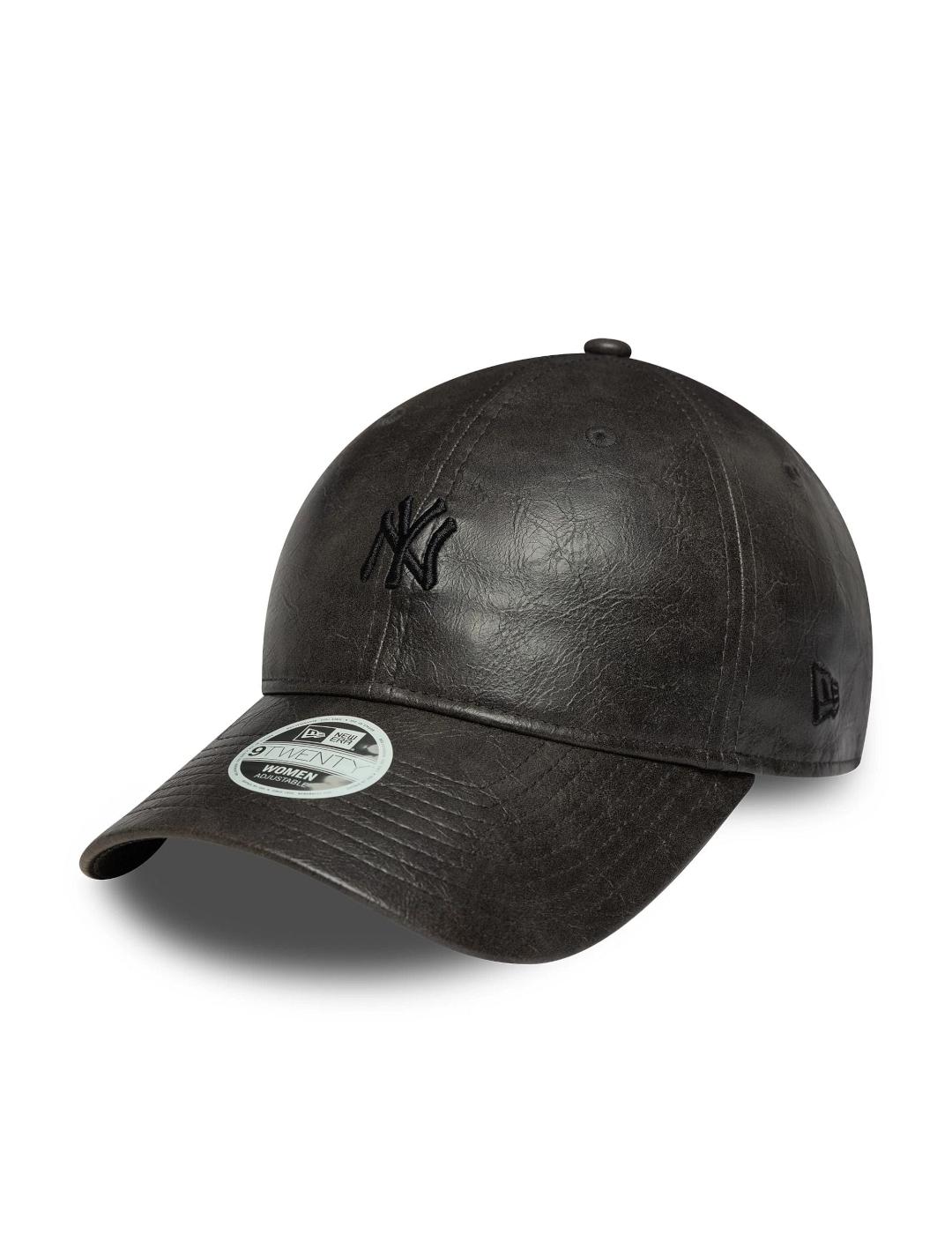 NEW ERA GORRA NEGRA CUERO