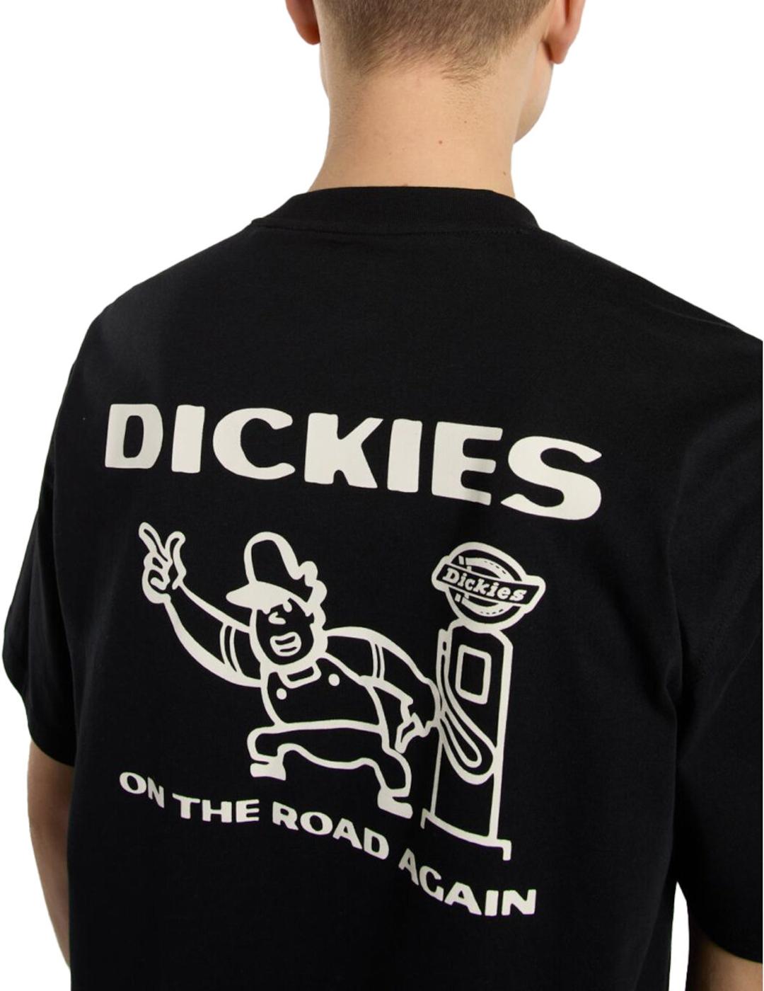 DICKIES CAMISETA NEGRA BURNS