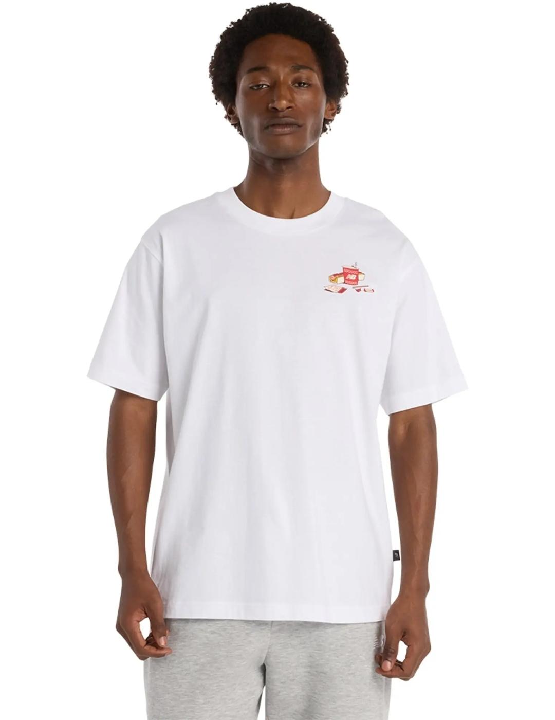 NEW BALANCE CAMISETA BLANCA SPECTATOR