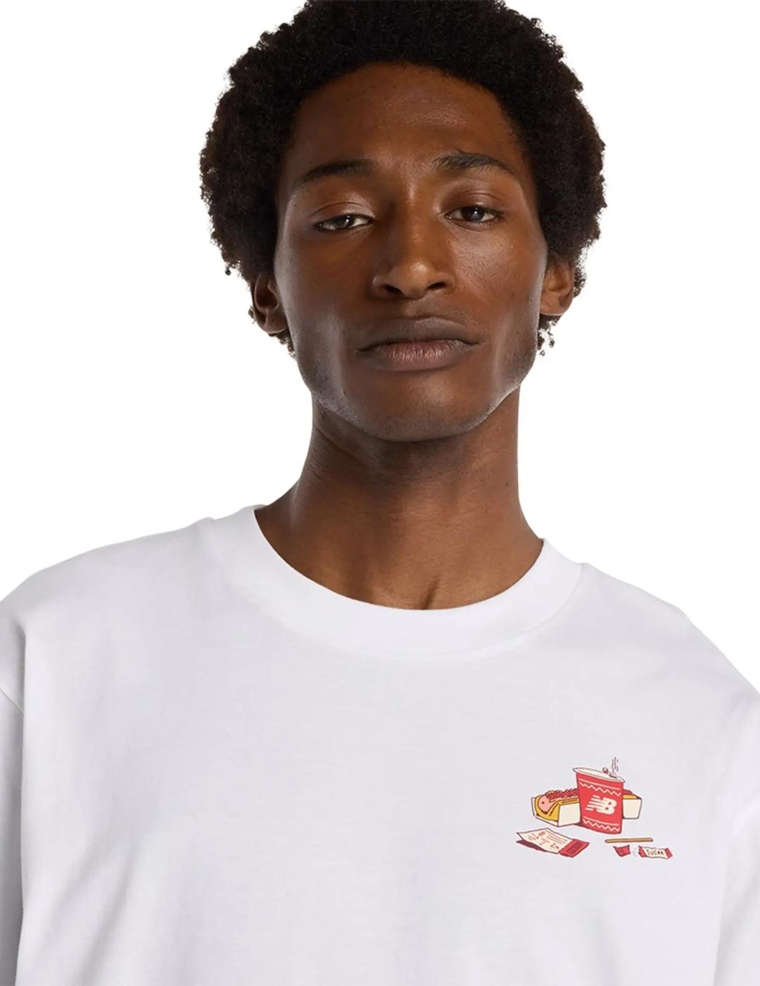 NEW BALANCE CAMISETA BLANCA SPECTATOR