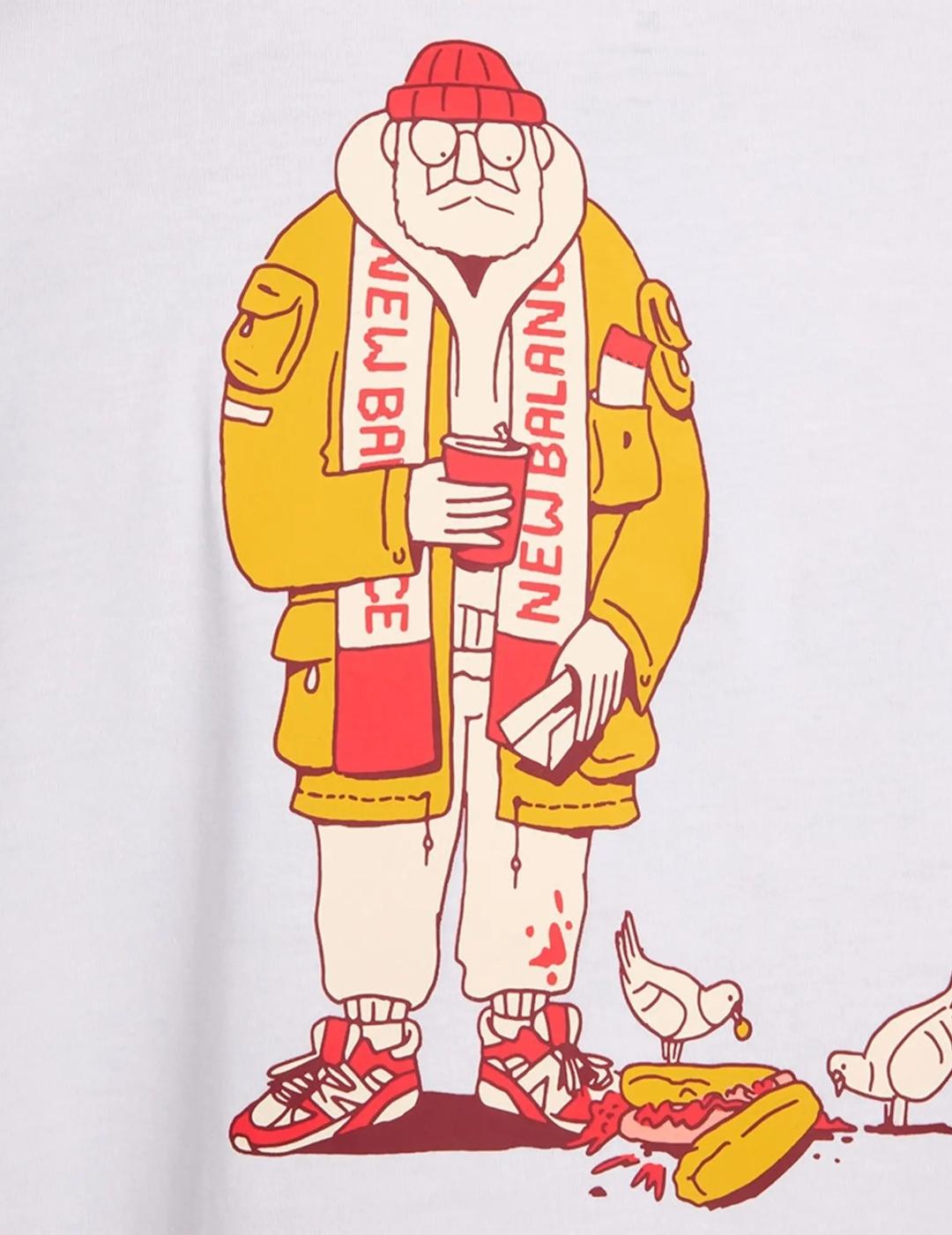 NEW BALANCE CAMISETA BLANCA SPECTATOR