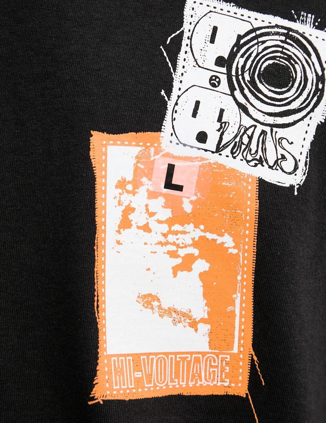 VANS CAMISETA NEGRA PUNK PATCH