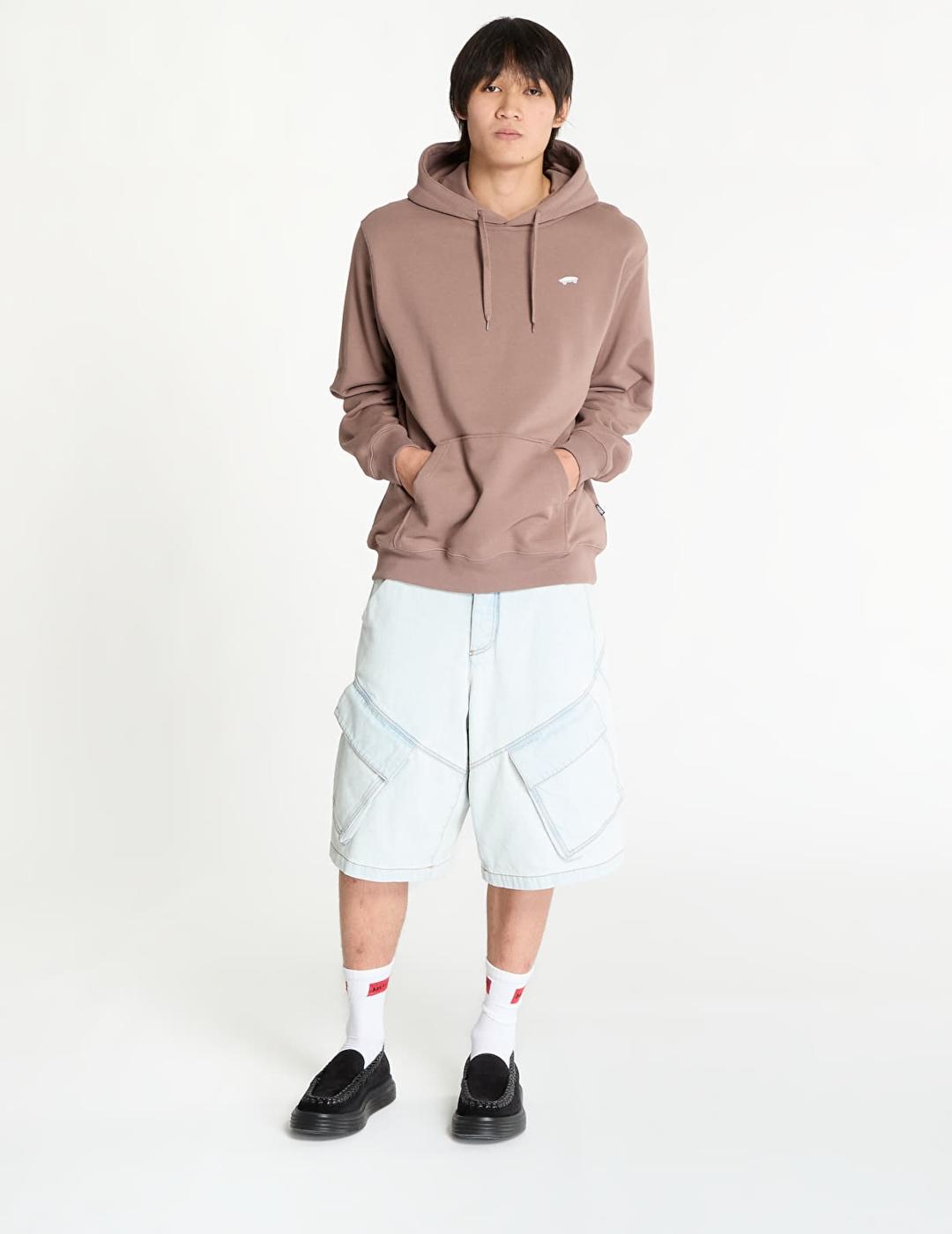 VANS HOODIE LOOSE DEEP TAUPE