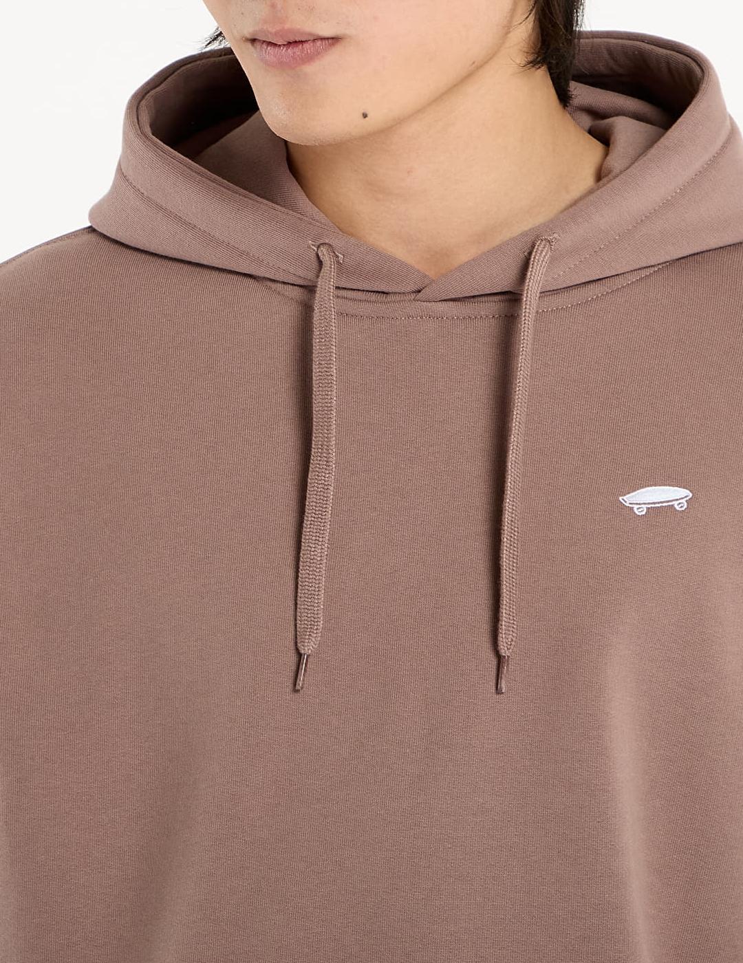 VANS HOODIE LOOSE DEEP TAUPE