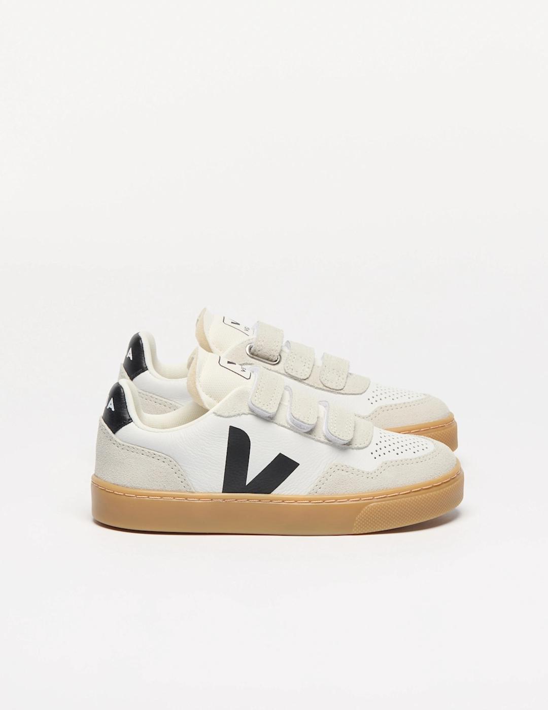 VEJA KIDS SMALL V-90 WHITE BLACK NATURAL