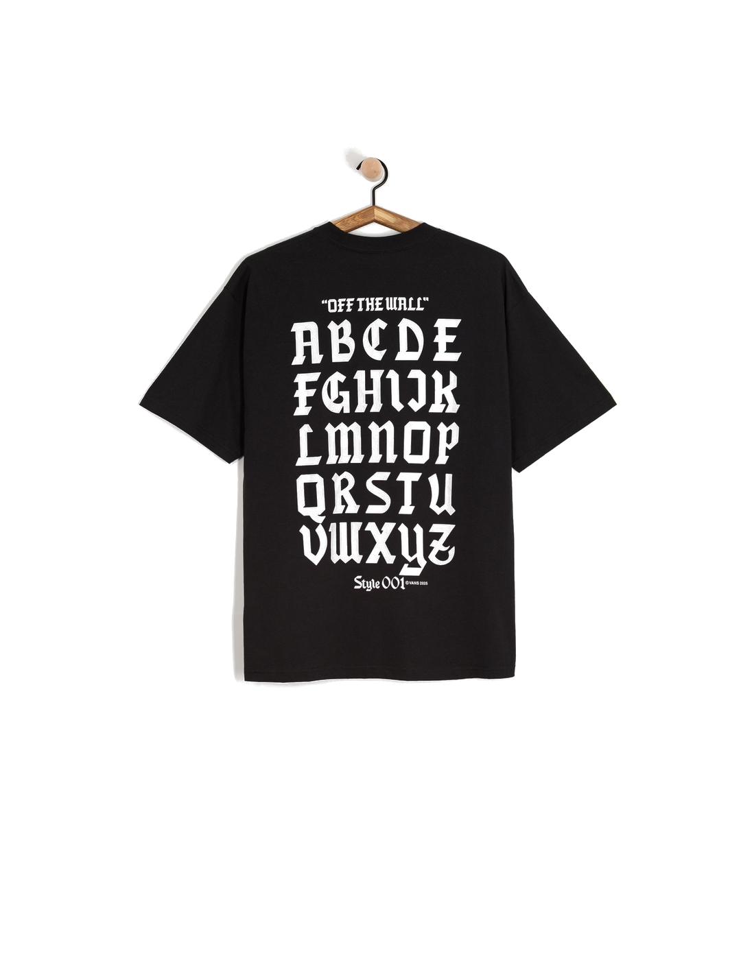 VANS CAMISETA STYLE 001 NEGRA