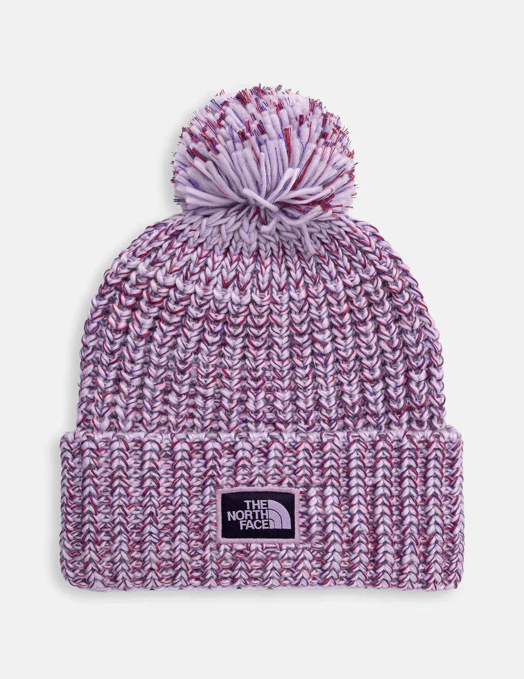 NORTH FACE GORRO POMPON LILA