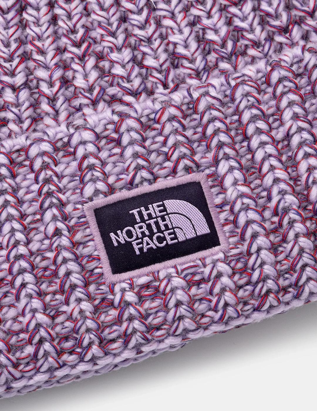 NORTH FACE GORRO POMPON LILA